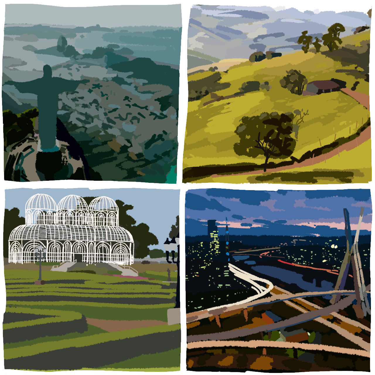 Banner de paisagens brasileiras